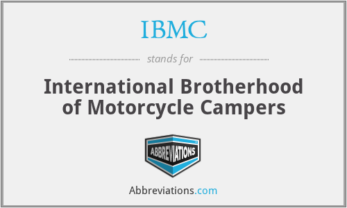 IBMC - International Brotherhood of Motorcycle Campers