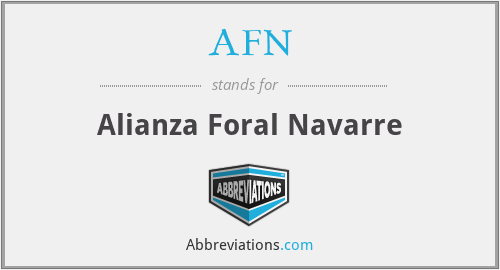 AFN - Alianza Foral Navarre