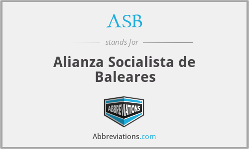 ASB - Alianza Socialista de Baleares