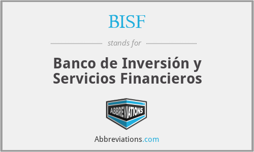 BISF - Banco de Inversión y Servicios Financieros