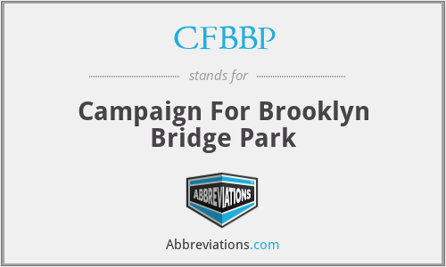 CFBBP - Campaign For Brooklyn Bridge Park