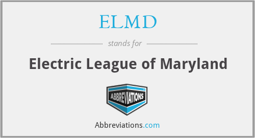 ELMD - Electric League of Maryland
