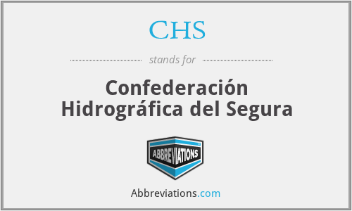 CHS - Confederación Hidrográfica del Segura