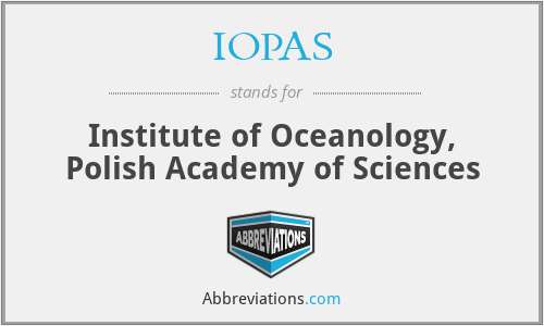 IOPAS - Institute of Oceanology, Polish Academy of Sciences