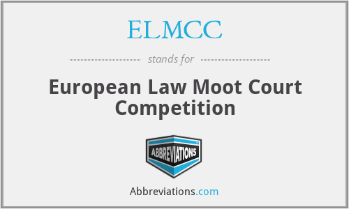 ELMCC - European Law Moot Court Competition
