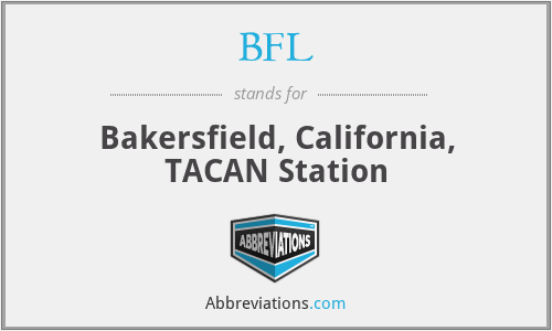 BFL - Bakersfield, California, TACAN Station