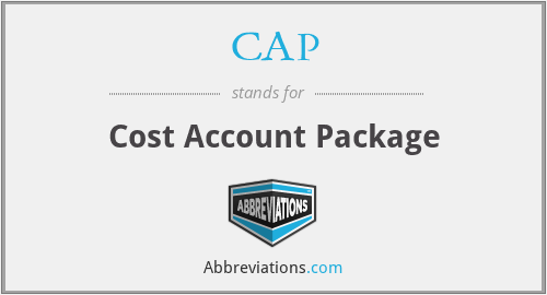 CAP - Cost Account Package