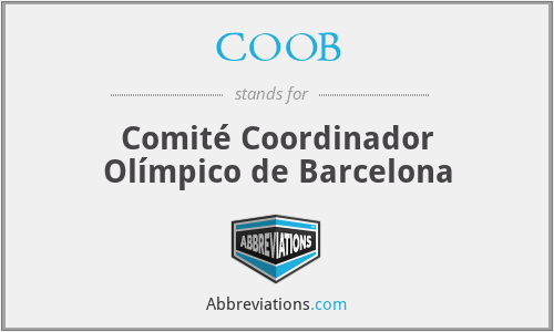 COOB - Comité Coordinador Olímpico de Barcelona