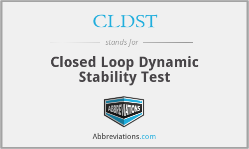 CLDST - Closed Loop Dynamic Stability Test