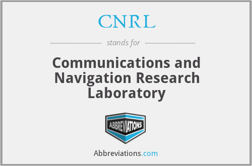 CNRL - Communications and Navigation Research Laboratory