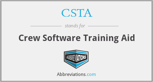 CSTA - Crew Software Training Aid