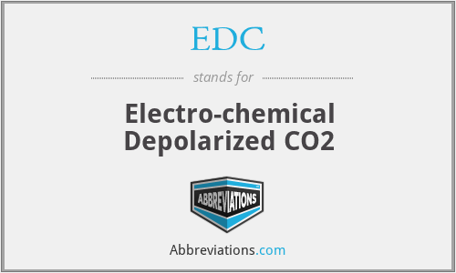 EDC - Electro-chemical Depolarized CO2