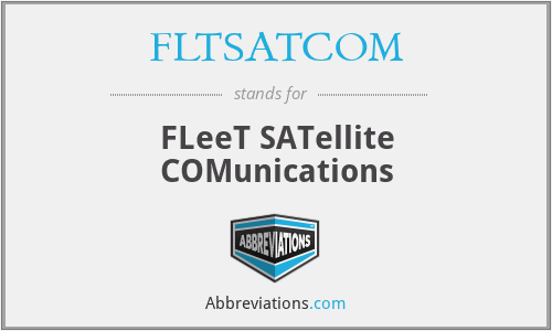 FLTSATCOM - FLeeT SATellite COMunications