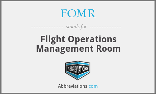 FOMR - Flight Operations Management Room