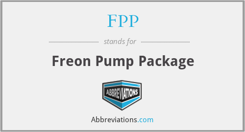 FPP - Freon Pump Package