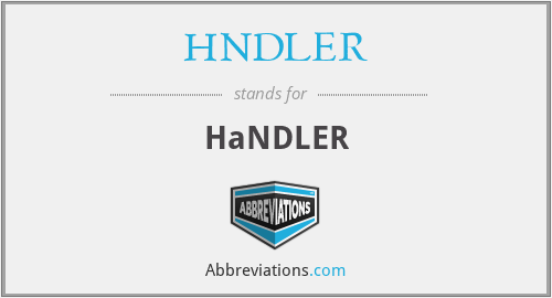 HNDLER - HaNDLER