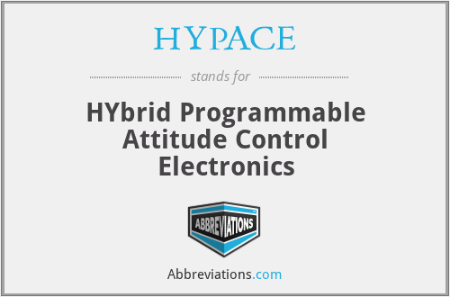 HYPACE - HYbrid Programmable Attitude Control Electronics