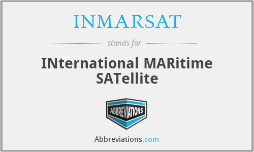 INMARSAT - INternational MARitime SATellite