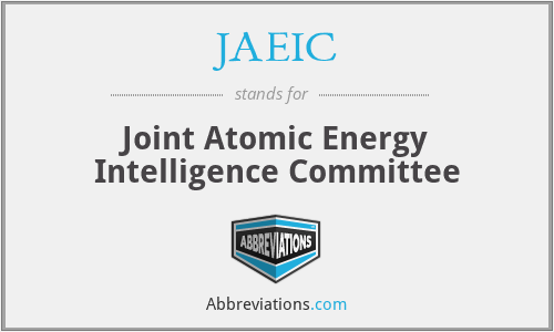 JAEIC - Joint Atomic Energy Intelligence Committee