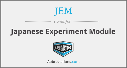 JEM - Japanese Experiment Module