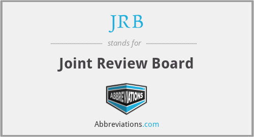 JRB - Joint Review Board