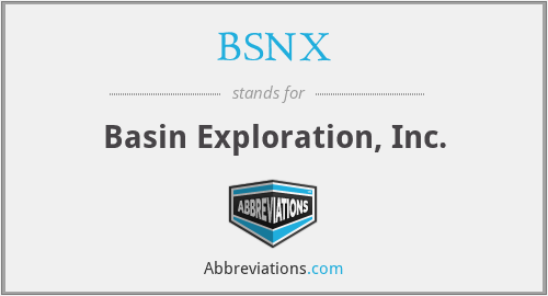 BSNX - Basin Exploration, Inc.