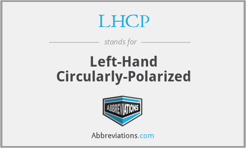 LHCP - Left-Hand Circularly-Polarized