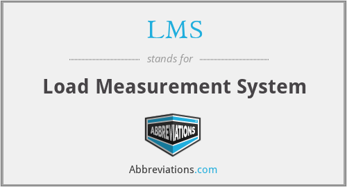 LMS - Load Measurement System