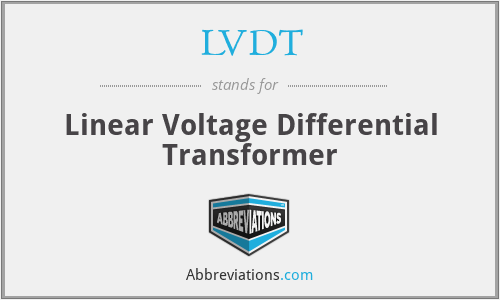 LVDT - Linear Voltage Differential Transformer