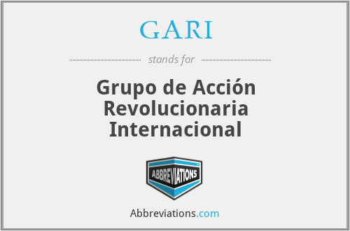 GARI - Grupo de Acción Revolucionaria Internacional