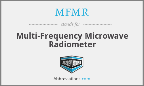 MFMR - Multi-Frequency Microwave Radiometer
