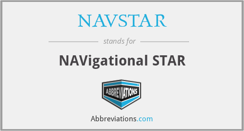 NAVSTAR - NAVigational STAR