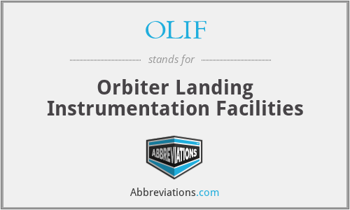 OLIF - Orbiter Landing Instrumentation Facilities