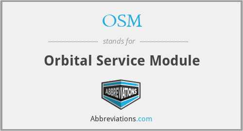 OSM - Orbital Service Module