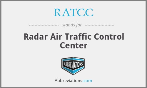 RATCC - Radar Air Traffic Control Center