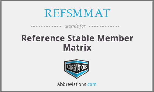 REFSMMAT - Reference Stable Member Matrix