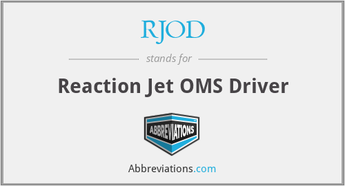 RJOD - Reaction Jet OMS Driver