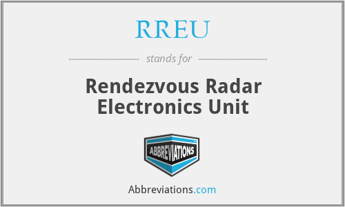 RREU - Rendezvous Radar Electronics Unit