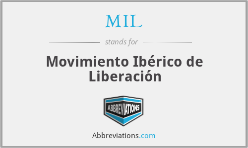 MIL - Movimiento Ibérico de Liberación