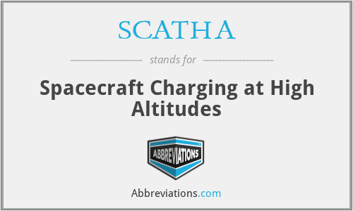 SCATHA - Spacecraft Charging at High Altitudes