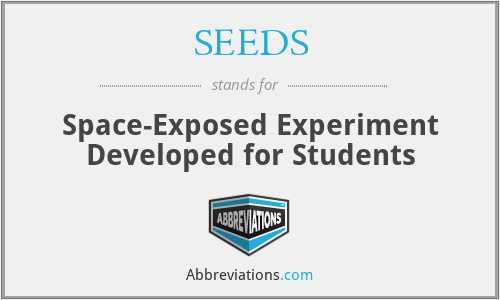 SEEDS - Space-Exposed Experiment Developed for Students