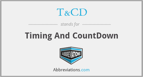 T&CD - Timing And CountDown