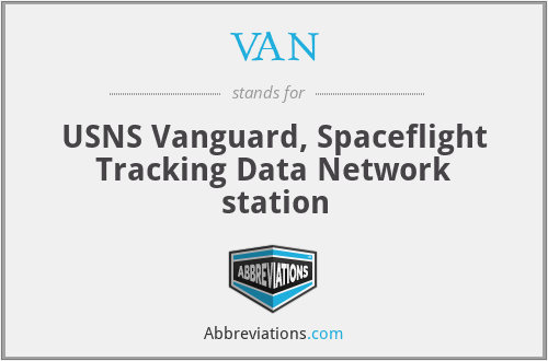 VAN - USNS Vanguard, Spaceflight Tracking Data Network station
