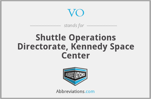 VO - Shuttle Operations Directorate, Kennedy Space Center