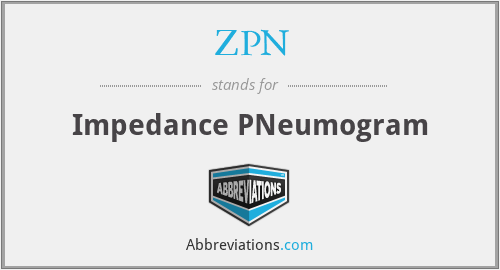 ZPN - Impedance PNeumogram
