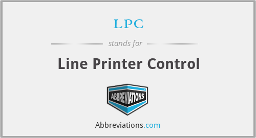 lpc - Line Printer Control