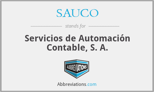 SAUCO - Servicios de Automación Contable, S. A.