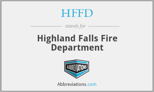 HFFD - Highland Falls Fire Department