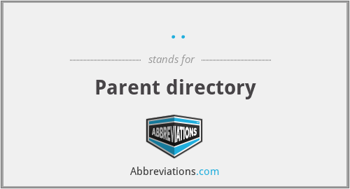 .. - Parent directory