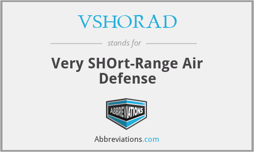 VSHORAD - Very SHOrt-Range Air Defense